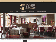 Tablet Screenshot of le-clos-du-chateau.com